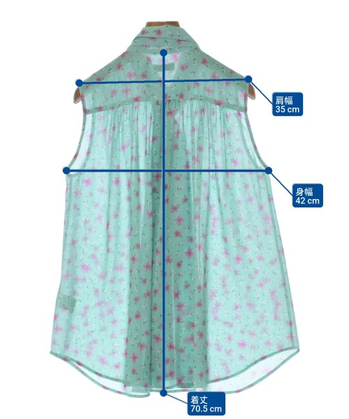 STRASBURGO（ストラスブルゴ）ブラウス 緑 サイズ:38(M位) レディース/2200646081090