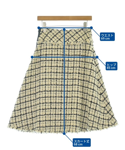 STRASBURGO（ストラスブルゴ）ロング・マキシ丈スカート 白 サイズ:36(S位) レディース/2200667671034