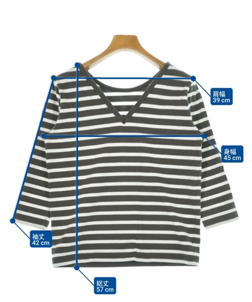 Le minor（ルミノア）Tシャツ・カットソー 茶 サイズ:1(S位) レディース/2200624987024