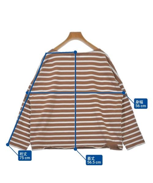 Le minor（ルミノア）Tシャツ・カットソー 茶 サイズ:1(S位) レディース/2200620028103