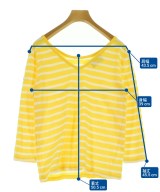 Le minor（ルミノア）Tシャツ・カットソー 黄 サイズ:1(S位) レディース/2200608671062