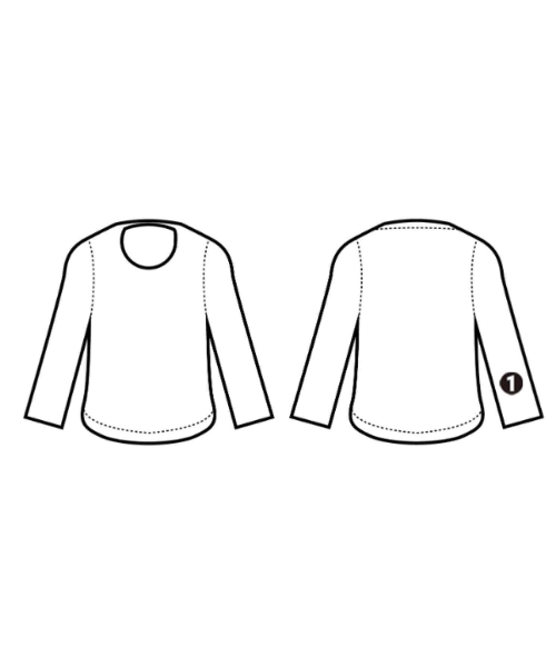 Le minor（ルミノア）Tシャツ・カットソー 白 サイズ:1(S位) レディース/2200668588072