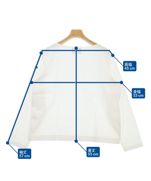 Le minor（ルミノア）Tシャツ・カットソー 白 サイズ:4(XL位) レディース/2200681441064