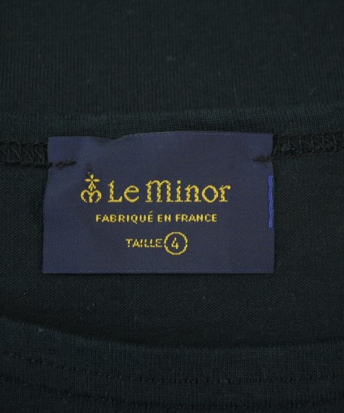 Le minor（ルミノア）Tシャツ・カットソー 黒 サイズ:4(XL位) レディース/2200681441088