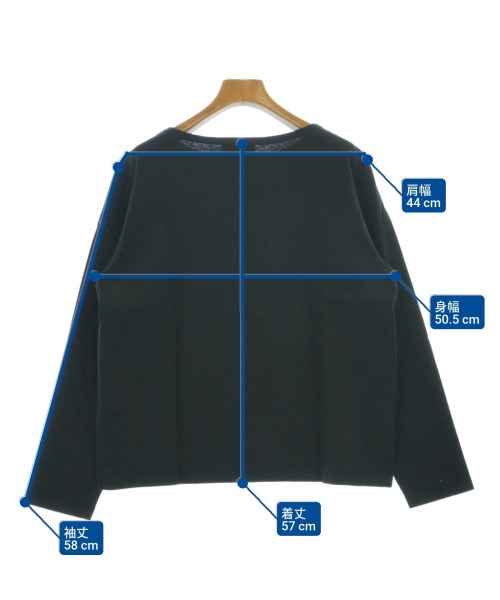 Le minor（ルミノア）Tシャツ・カットソー 黒 サイズ:4(XL位) レディース/2200681441088