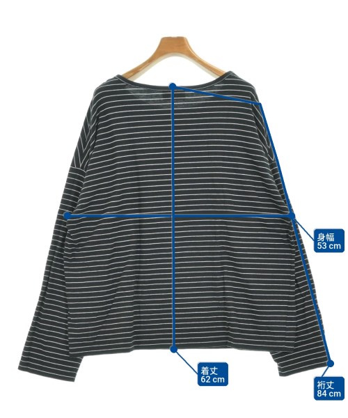 Le minor（ルミノア）Tシャツ・カットソー 黒 サイズ:1(S位) レディース/2200676732054