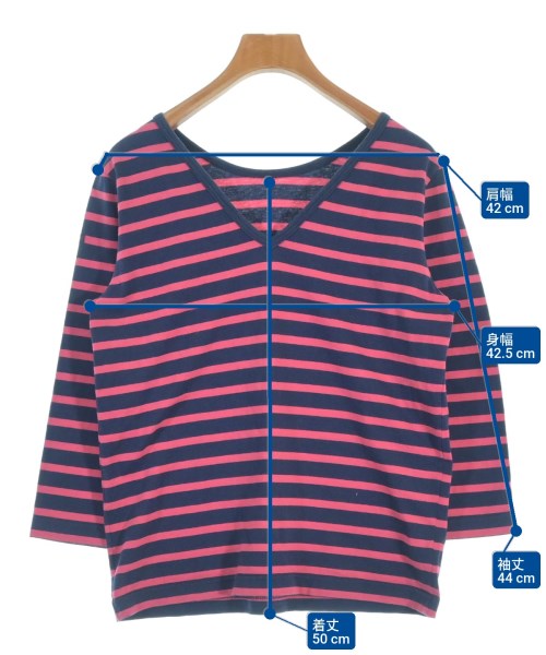 Le minor（ルミノア）Tシャツ・カットソー 紺 サイズ:1(S位) レディース/2200693248057