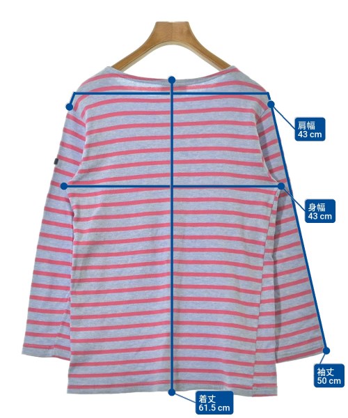 Le minor（ルミノア）Tシャツ・カットソー 青 サイズ:1(S位) レディース/2200694201020