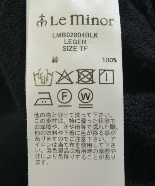 Le minor（ルミノア）ノースリーブ 黒 サイズ:F レディース/2200709950011