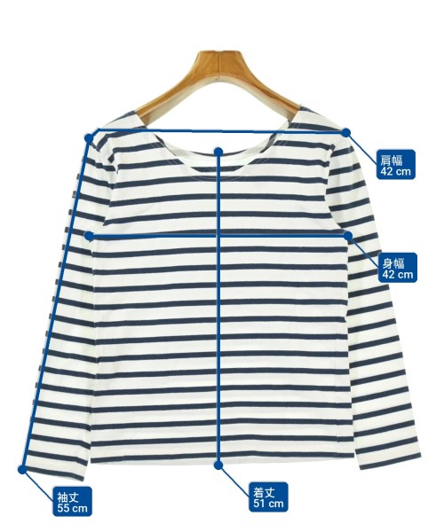 Le minor（ルミノア）Tシャツ・カットソー 白 サイズ:1(S位) レディース/2200711914087
