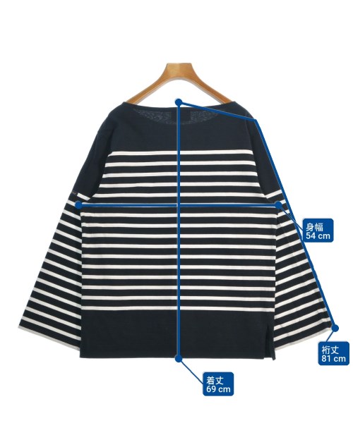 Le minor（ルミノア）Tシャツ・カットソー 紺 サイズ:1(S位) レディース/2200711213081