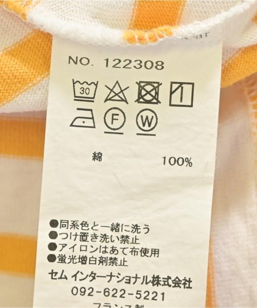 Le minor（ルミノア）Tシャツ・カットソー オレンジ サイズ:1(S位) レディース/2200713876109