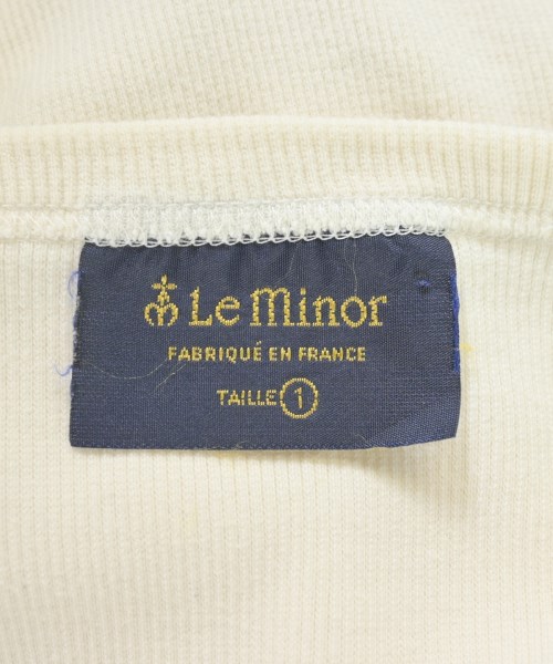 Le minor（ルミノア）Tシャツ・カットソー 白 サイズ:1(S位) レディース/2200704783096