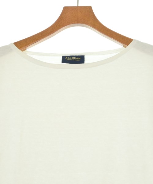 Le minor（ルミノア）Tシャツ・カットソー 白 サイズ:F レディース/2200716842743