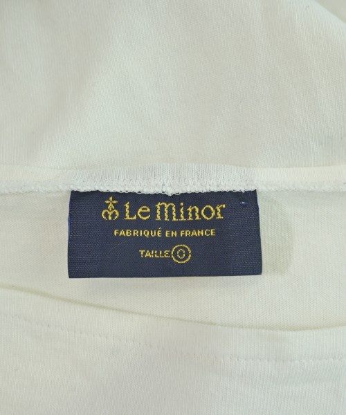 Le minor（ルミノア）Tシャツ・カットソー 白 サイズ:0(XS位) レディース/2200716842774