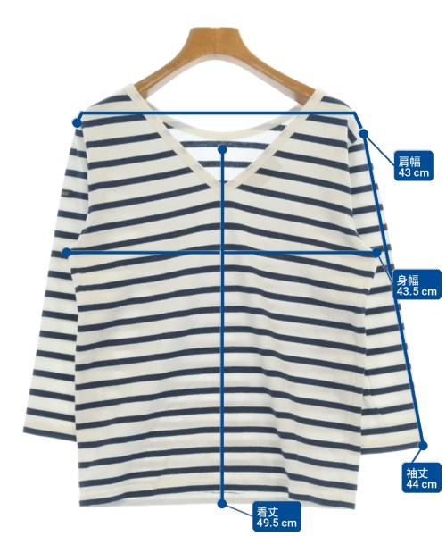 Le minor（ルミノア）Tシャツ・カットソー 白 サイズ:1(S位) レディース/2200720466393