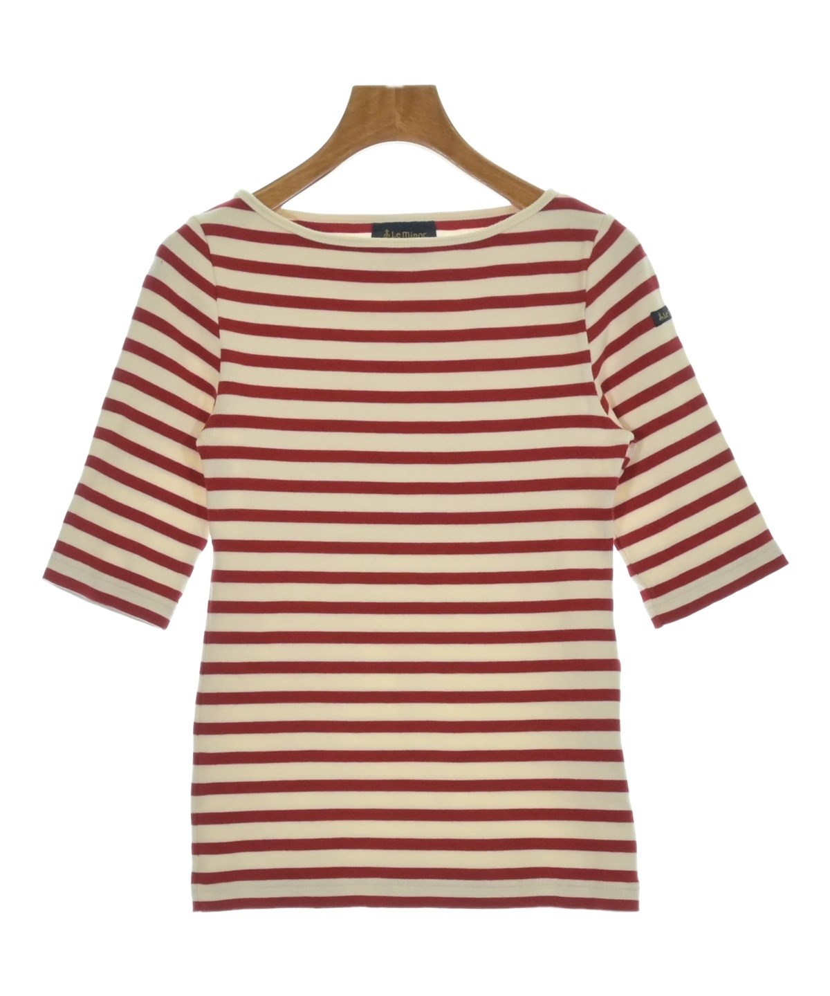 美品】le minor 赤白ストライプ 長袖Tシャツ 【公式通販】