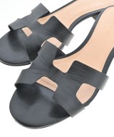 CARRANO（カラーノ）サンダル 黒 サイズ:8(25cm位) レディース/2200716982067