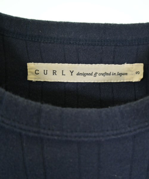 CURLY（カーリー）Tシャツ・カットソー 紺 サイズ:3(L位) メンズ/2200713149128
