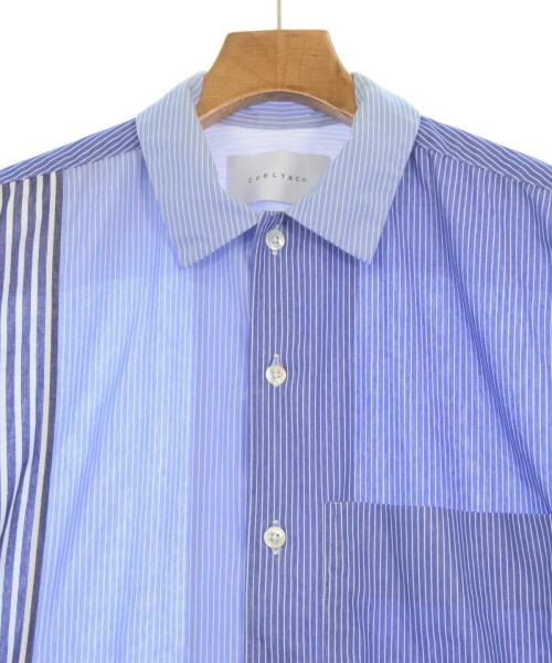 CURLY（カーリー）カジュアルシャツ 青 サイズ:1(S位) メンズ/2200648561071