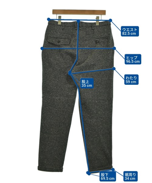 CURLY（カーリー）スラックス グレー サイズ:3(L位) メンズ/2200644146036