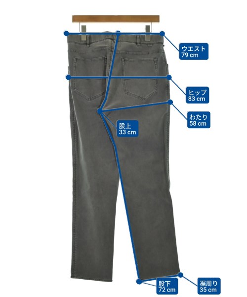 CURLY（カーリー）デニムパンツ グレー サイズ:3(L位) メンズ/2200644146098