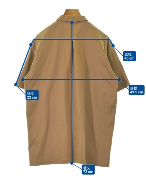 CURLY（カーリー）カジュアルシャツ ベージュ サイズ:3(L位) メンズ/2200644146128