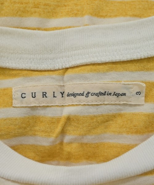CURLY（カーリー）Tシャツ・カットソー 黄 サイズ:3(L位) メンズ/2200644146142