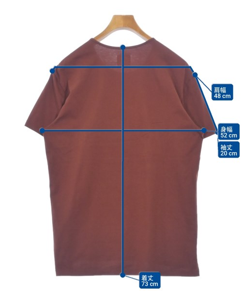 CURLY（カーリー）Tシャツ・カットソー 赤 サイズ:2(M位) メンズ/2200706592054