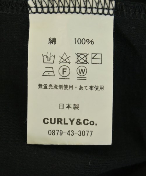 CURLY（カーリー）Tシャツ・カットソー 黒 サイズ:2(M位) メンズ/2200706592078