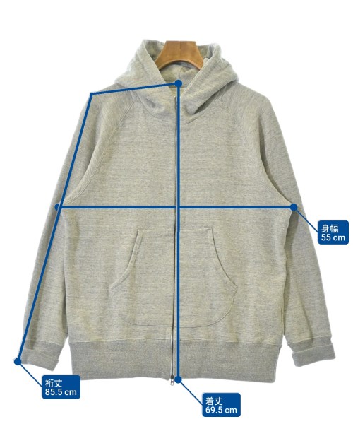 CURLY（カーリー）パーカー グレー サイズ:3(L位) メンズ/2200668721042