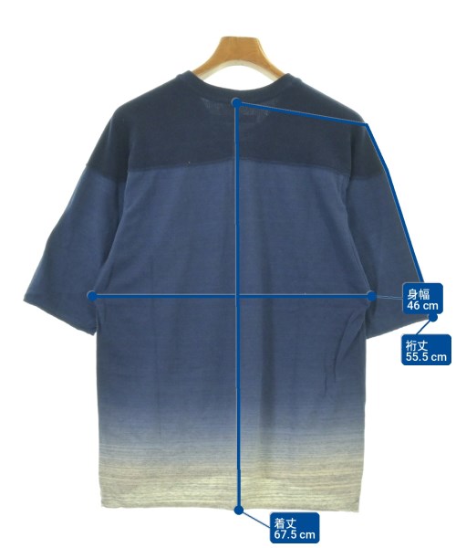 CURLY（カーリー）Tシャツ・カットソー 紺 サイズ:2(M位) メンズ/2200716245063