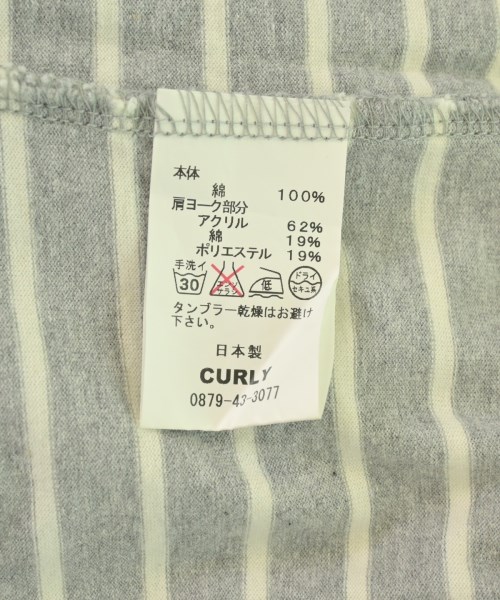 CURLY（カーリー）Tシャツ・カットソー グレー サイズ:2(M位) メンズ/2200716245070