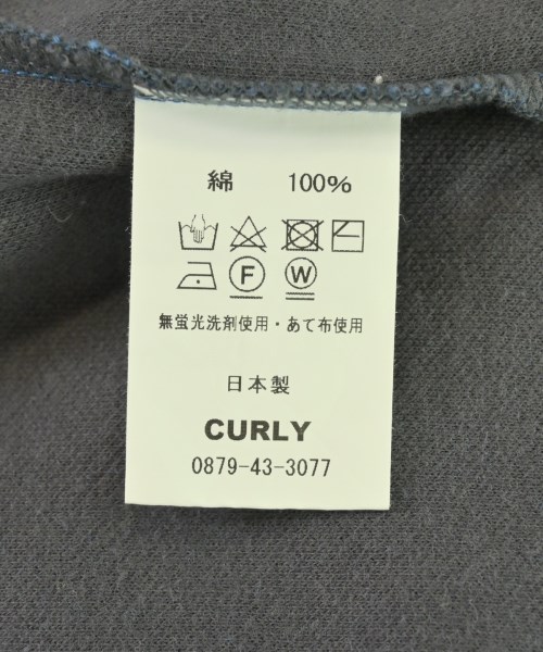 CURLY（カーリー）Tシャツ・カットソー 青 サイズ:2(M位) メンズ/2200716245094