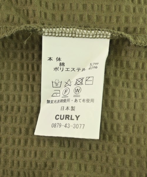 CURLY（カーリー）Tシャツ・カットソー カーキ サイズ:2(M位) メンズ/2200716245117
