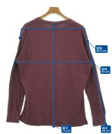 CURLY（カーリー）Tシャツ・カットソー 赤 サイズ:2(M位) メンズ/2200711077010