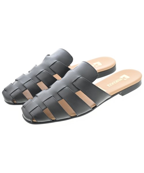 PASCUCCI(パスクッチ)サンダル 黒 サイズ:EU36(22.5cm位)/2200669673173