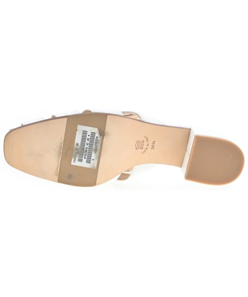 PASCUCCI（パスクッチ）サンダル 白 サイズ:38 1/2(25cm位) レディース/2200713693140