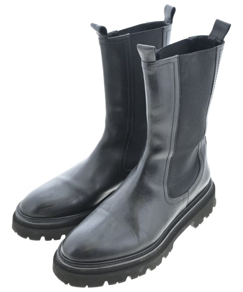 PASCUCCI(パスクッチ)ブーツ 黒 サイズ:39(25.5cm位)/2200650014084