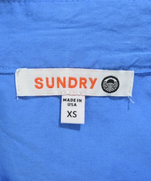 SUNDRY（サンドリー）シャツワンピース 青 サイズ:XS レディース/2200681103054