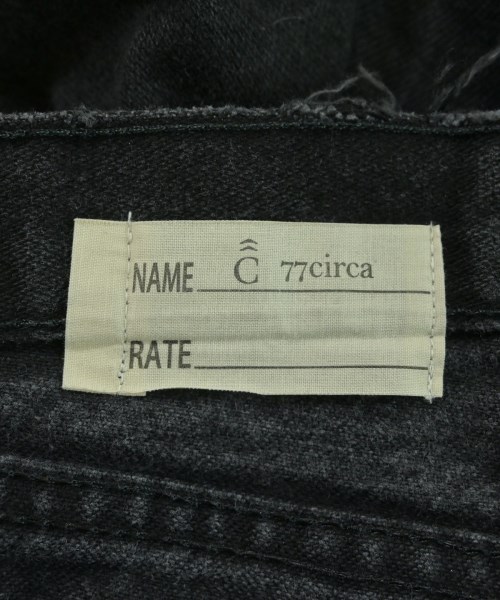 77circa（ナナナナサーカ）デニムパンツ 黒 サイズ:-(L位) レディース/2200637004190