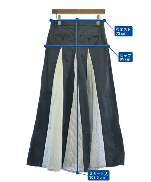 77circa（ナナナナサーカ）ロング・マキシ丈スカート 紺 サイズ:-(L位) レディース/2200622672014