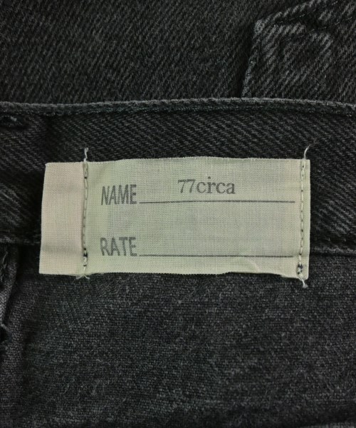 77circa（ナナナナサーカ）デニムパンツ 黒 サイズ:F レディース/2200628257024