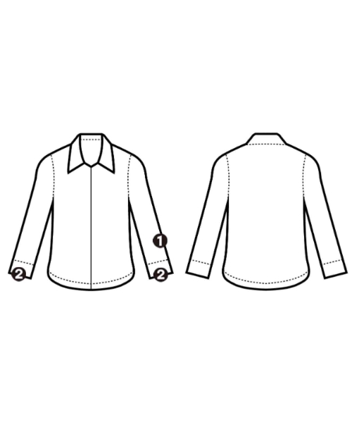 77circa（ナナナナサーカ）カジュアルシャツ 青 サイズ:F レディース/2200630139028