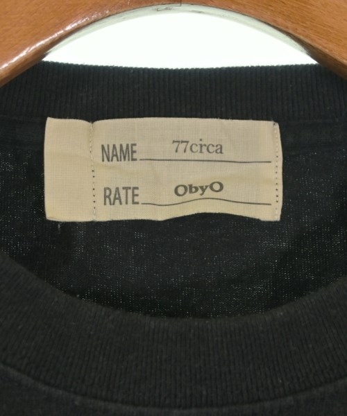 77circa（ナナナナサーカ）Tシャツ・カットソー 黒 サイズ:-(M位) レディース/2200654801024