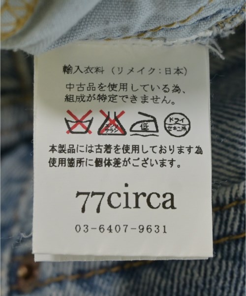 77circa（ナナナナサーカ）デニムパンツ 青 サイズ:-(M位) レディース/2200709673064