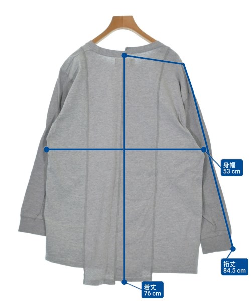 77circa（ナナナナサーカ）Tシャツ・カットソー グレー サイズ:F レディース/2200636838109