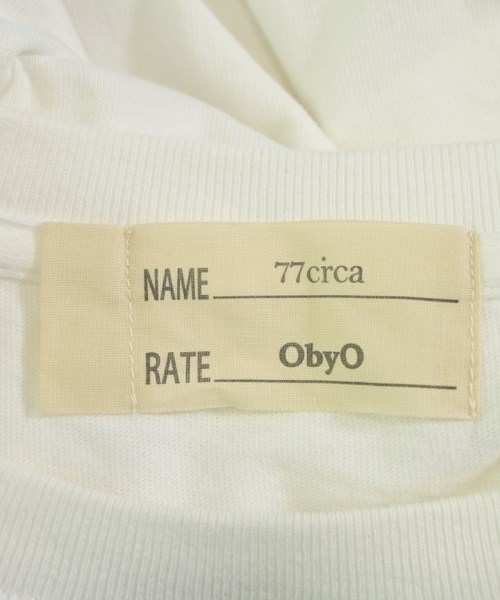 77circa（ナナナナサーカ）Tシャツ・カットソー 白 サイズ:F レディース/2200633291358