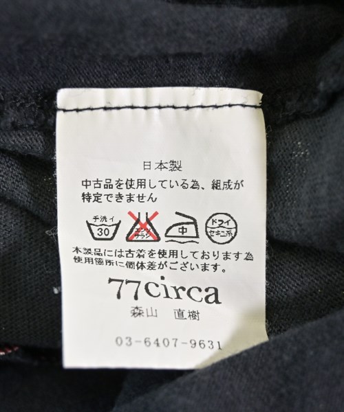 77circa（ナナナナサーカ）Tシャツ・カットソー 黒 サイズ:F レディース/2200707791227