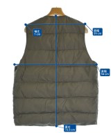 CAL O LINE（キャルオーライン）ダウンジャケット/ダウンベスト 茶 サイズ:L メンズ/2200650480117